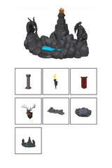 WIZKIDS UNPAINTED MINIS WV11 POOLS AND PILLARS (24)